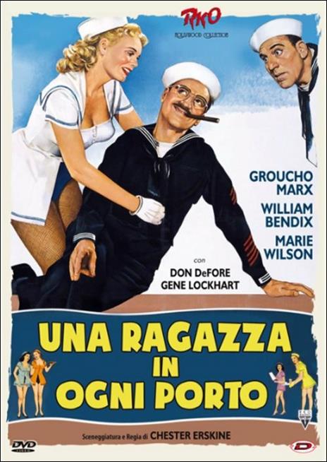 Una ragazza in ogni porto di Chester Erskine - DVD