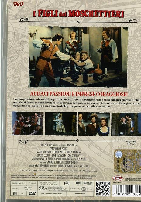 I figli dei moschettieri (DVD) di Lewis Allen - DVD - 2