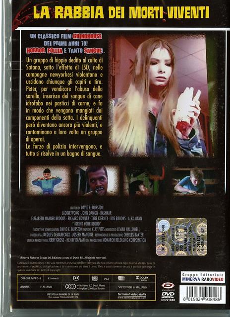 La rabbia dei morti viventi di David E. Durston - DVD - 2