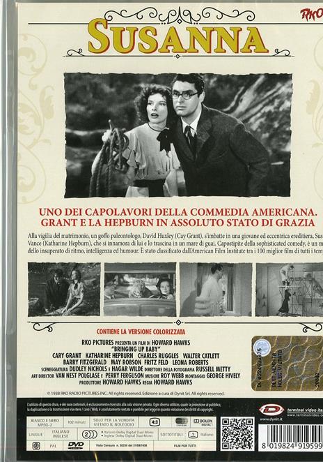 Susanna di Howard Hawks - DVD - 2