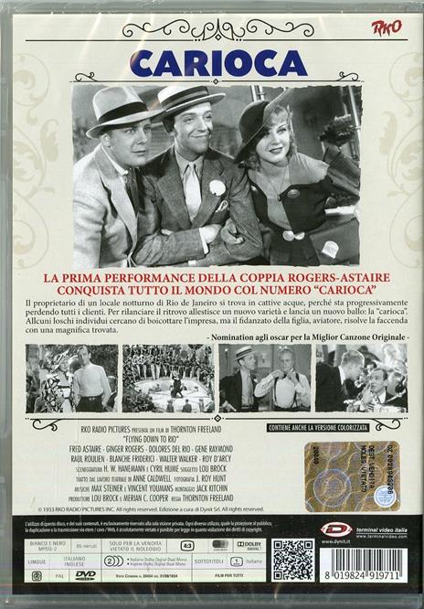 Carioca di Thornton Freeland - DVD - 2