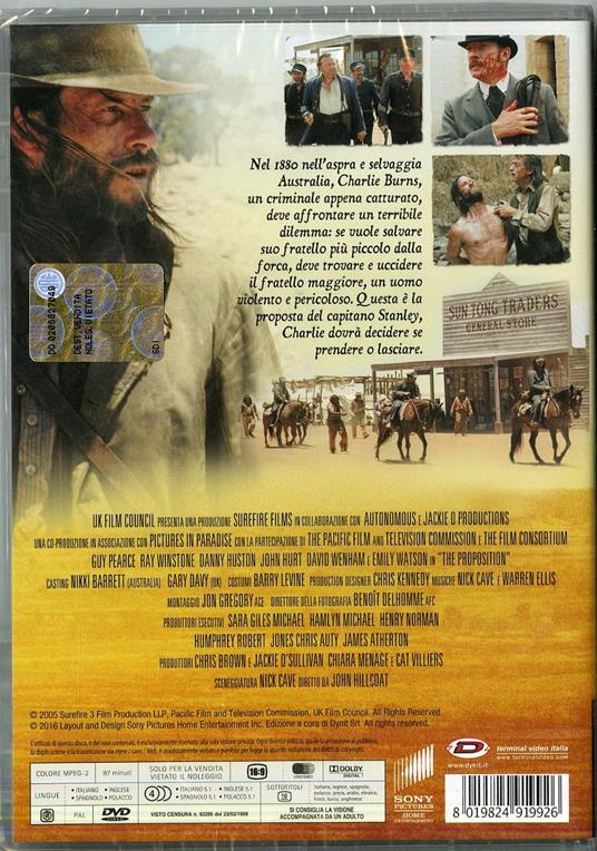 La proposta di John Hillcoat - DVD - 2