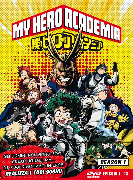 My Hero Academia - Season 01 Eps. 01-13. Limited Edition (3 DVD) di Kenji Nagasaki - DVD