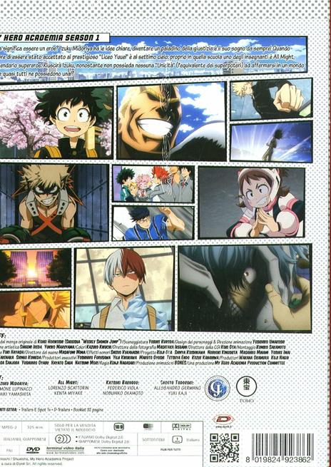 My Hero Academia - Season 01 Eps. 01-13. Limited Edition (3 DVD) di Kenji Nagasaki - DVD - 2