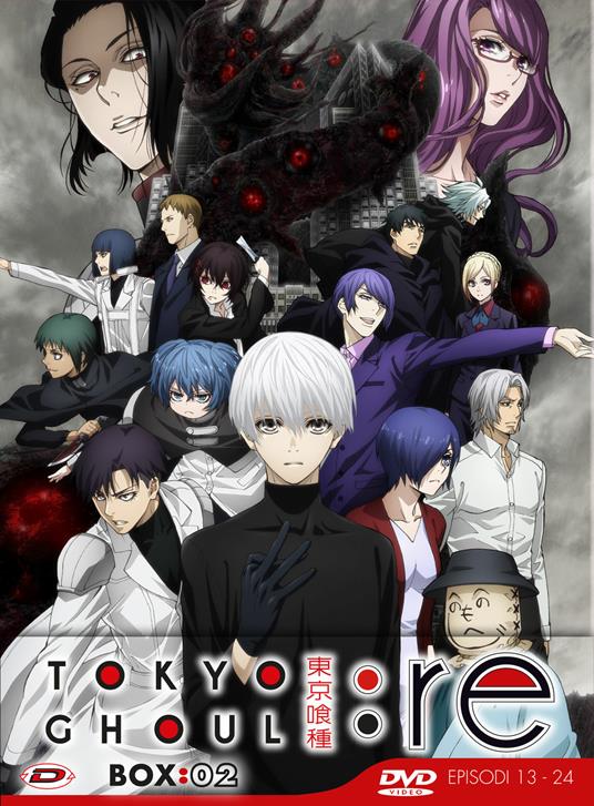 Tokyo Ghoul: Re - Stagione 03 Box 02 Eps 13-24. Limited Edtion (3 DVD) di Odahiro Watanabe - DVD