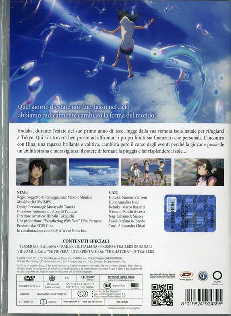 Weathering with You (DVD) di Makoto Shinkai - DVD - 2