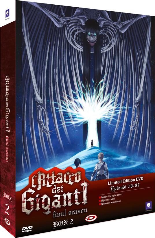L' Attacco Dei Giganti - The Final Season Box #02 (Eps.17-28) (Ltd.Edition) (DVD) di Tetsuro Araki - DVD