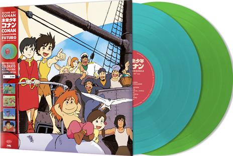 Conan, il ragazzo del futuro (Colonna Sonora) (Limited Edition - 2 LP Turquoise-Green) - Vinile LP