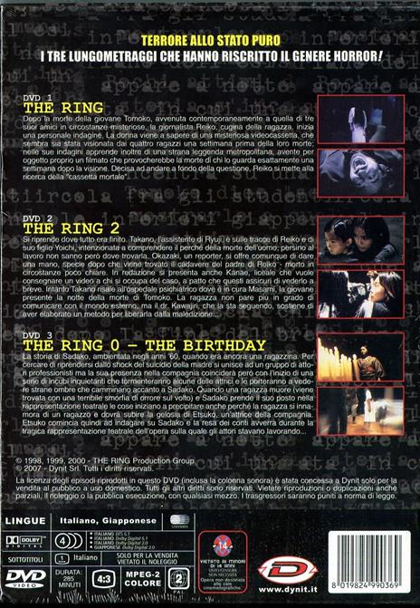 The Ring. Trilogy (3 DVD) di Hideo Nakata,Norio Tsuruta - 2