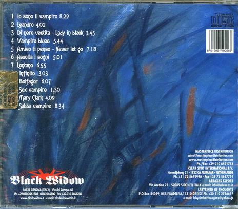 Io Sono Il Vampiro - CD Audio di Abiogenesi - 2