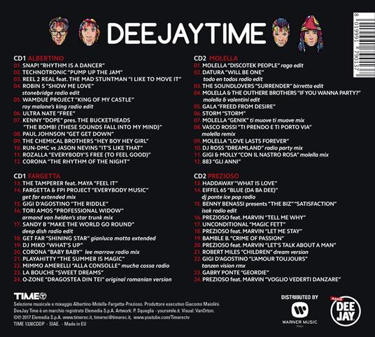 Deejay Time. The Best of - CD Audio - 2