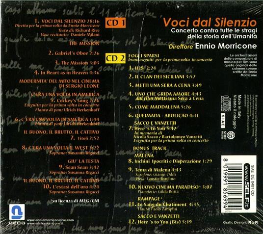 Voci Dal Silenzio (Colonna sonora) - CD Audio di Ennio Morricone - 2