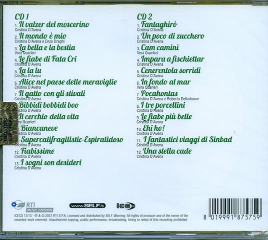 Il valzer del moscerino. Le favole - CD Audio - 2