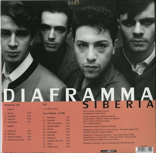 Siberia (Limited Edition) - Vinile LP + CD Audio di Diaframma - 2