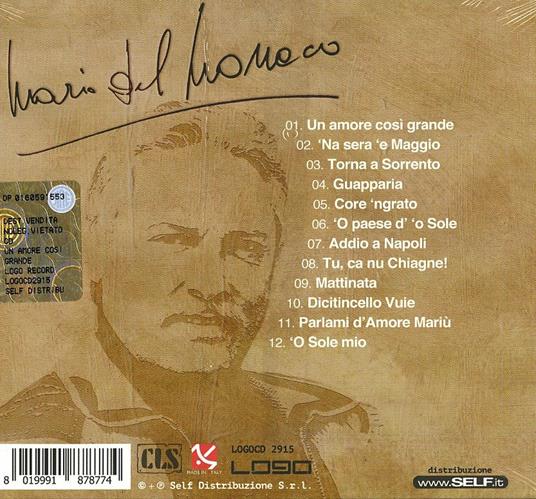 Un amore così grande - CD Audio di Mario Del Monaco - 2