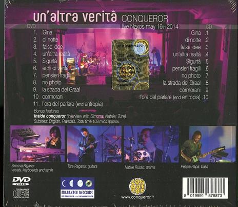 Un'altra realtà (Live) - CD Audio + DVD di Conqueror - 2