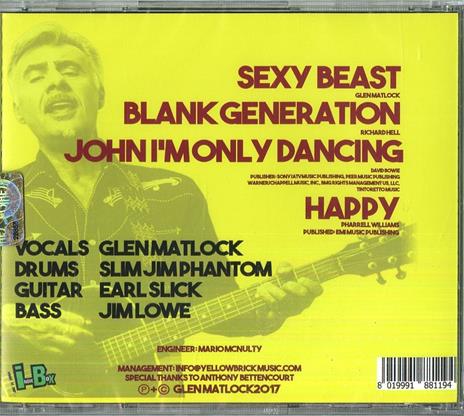 Sexy Beast - CD Audio di Glen Matlock - 2