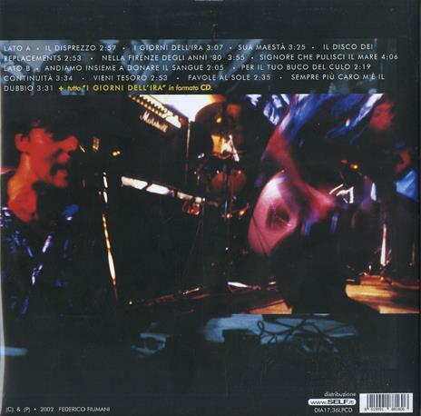 I giorni dell'ira (Limited Edition) - Vinile LP + CD Audio di Diaframma - 2