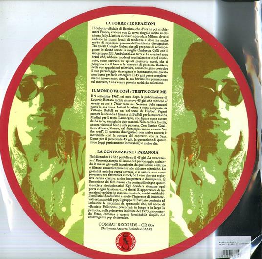 Franco Battiato (Limited Edition - Coloured Vinyl) - Vinile LP di Franco Battiato - 2