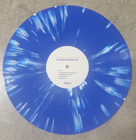 Storia breve Ep (Blue Splatter Vinyl with Poster) - Vinile LP di Frah Quintale - 2
