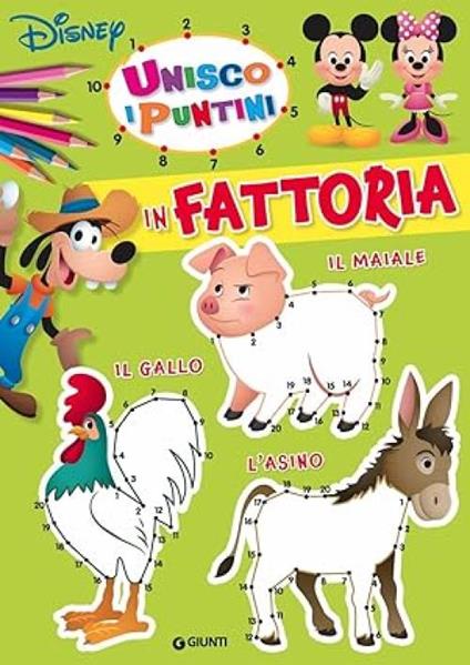 In fattoria. Unisco i puntini. Ediz. a colori - copertina