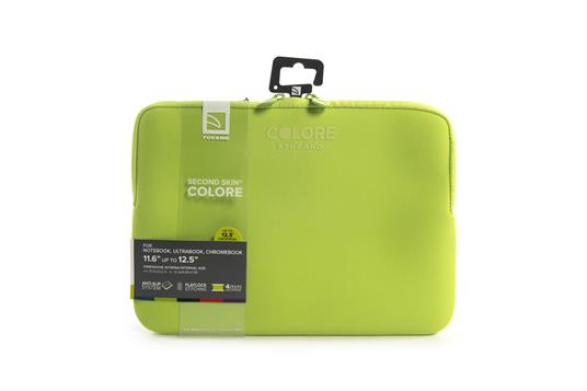 Custodia Tucano Colore Sleeve per PC 11"/12". Verde - 7