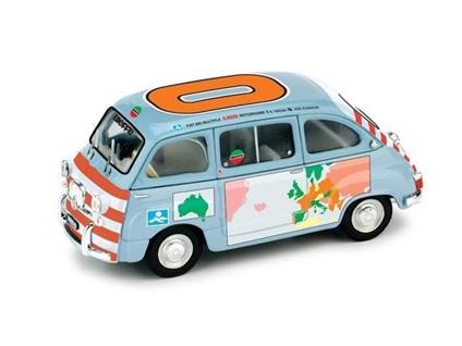 Bm0401 Fiat 600 Multipla 1960 Graziano Rossi Motorhome 1.43 Modellino Brumm