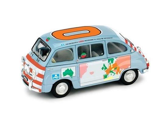 Bm0401 Fiat 600 Multipla 1960 Graziano Rossi Motorhome 1.43 Modellino Brumm