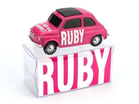Bmbr013 Fiat 500 Ruby 1.43 Modellino Brumm