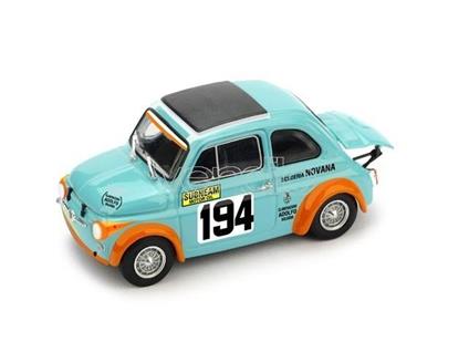 Bm0498 Fiat 595 Ss Abarth N.194 Pieve S.Stefano-P.So D.Spino 1971 V.Gattafoni Modellino Brumm