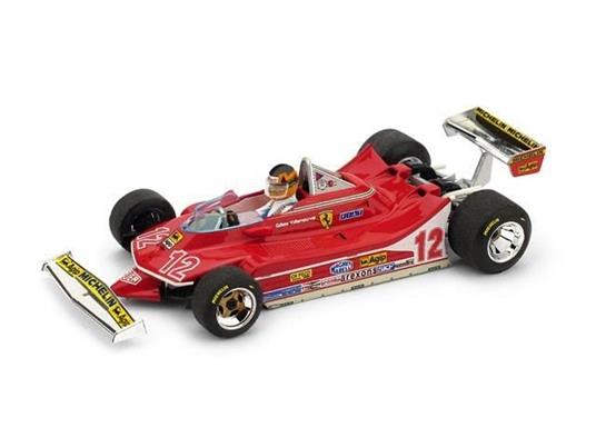 Bm0512Ch Ferrari 312 T4 G.Villeneuve 1979 N.12 2Nd France Gp + Pilota 1.43 Modellino Brumm