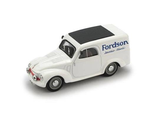 Bm0545 Fiat 500C Furgone Fordson 1950 1.43 Modellino Brumm