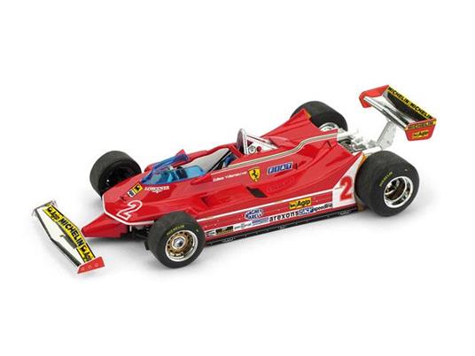Ferrari 312 T5 G. Villeneuve 1980 #2 Brazil Gp 1:43 Model Bm0575