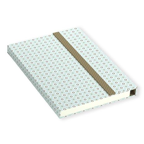 Quaderno brossurato Clip Notes medio a righe. Clip verde a pois - 2