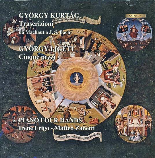 Piano Four Hands (Quattro Mani) - CD Audio di György Kurtag