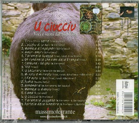 U Ciucciu - CD Audio di Massimo Ferrante - 2