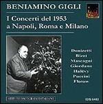 Concerti di Roma e Milano 1953