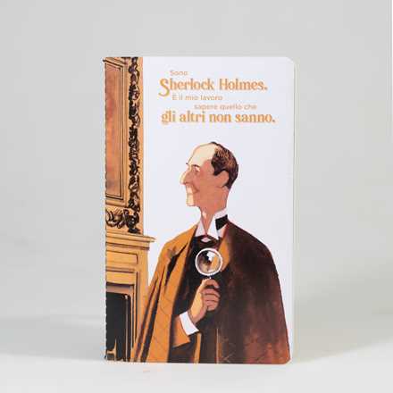 Cartoleria Taccuino a pagine bianche OpenWorld Lettura Singer Sherlock Holmes - 13x21 cm Open Wor(l)ds