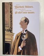 Taccuino a righe OpenWorld Lettura Canvas Sherlock Holmes, 15x21 cm