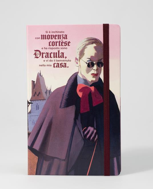 Taccuino Dracula, righe, rigido - 13 x 21 cm