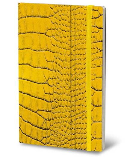 Taccuino Stifflexible Mrs Crocodile Collection Small Giallo - 9x14
