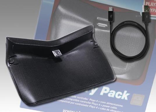 Battery Pack + Power Cable Pad PS4
