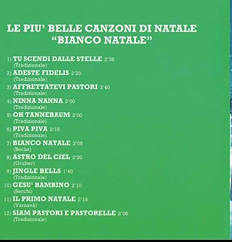Bianco Natale. Le più belle canzoni di Natale - CD Audio - 2