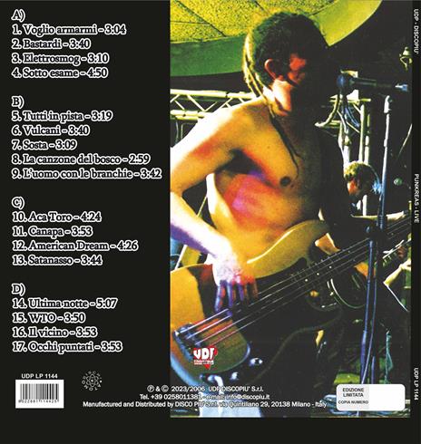 Live (180 gr. Gatefold Vinile Verde Translucido) - Vinile LP di Punkreas - 2