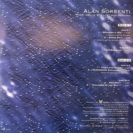 Figli delle stelle (Doppio Mix 12" Gatefold) - Vinile LP di Alan Sorrenti - 2