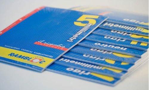 Rambloc Ricambi A4 ricambi per quaderni 210 x 297 mm (A4) 40 fogli - 3