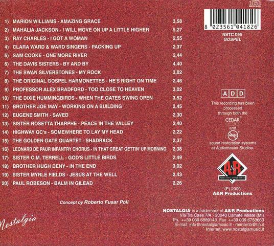 Gospel Prayers - CD Audio - 2