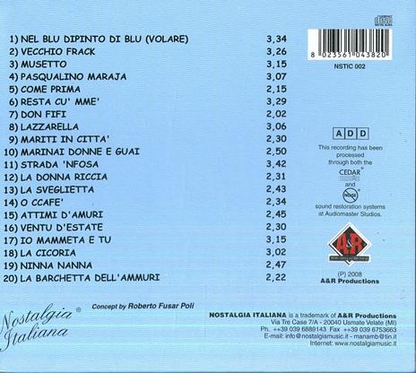 Nel blu dipinto di blu - CD Audio di Domenico Modugno - 2