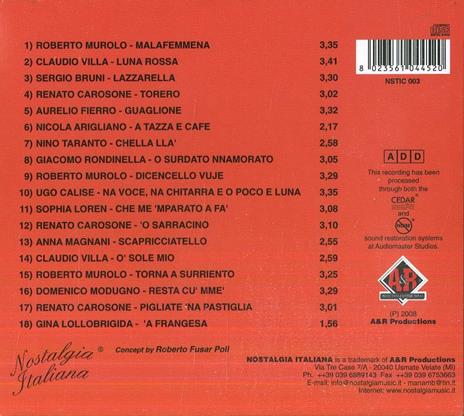 Antologia della Canzone Napoletana - CD Audio - 2