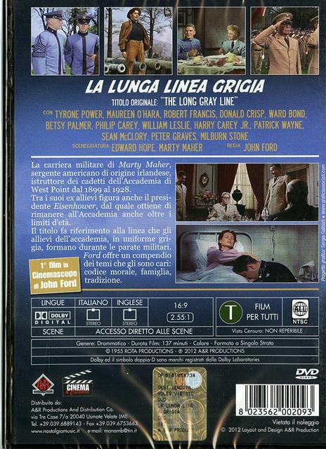 La lunga linea grigia di John Ford - DVD - 2